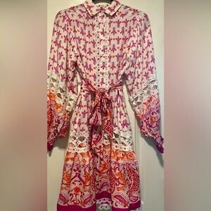 COPY - Miss June Lyvia print dress Sz O/S